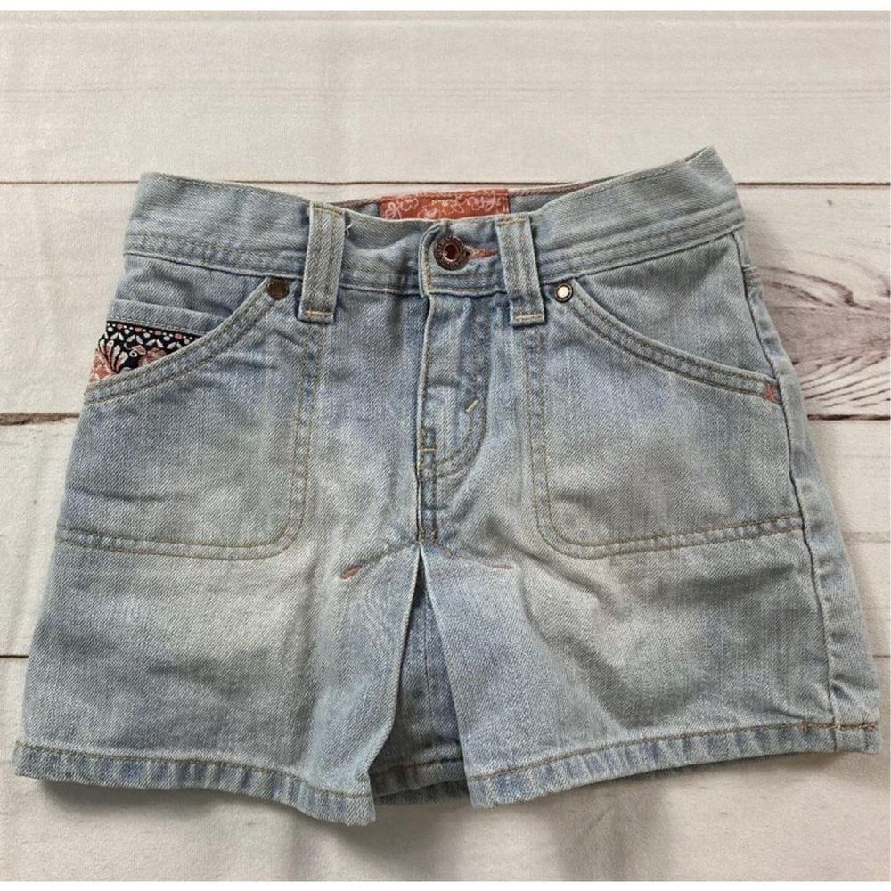 Levi's Strauss Kids Blue Flat Front Denim Jeans Skort Size M (7-8)